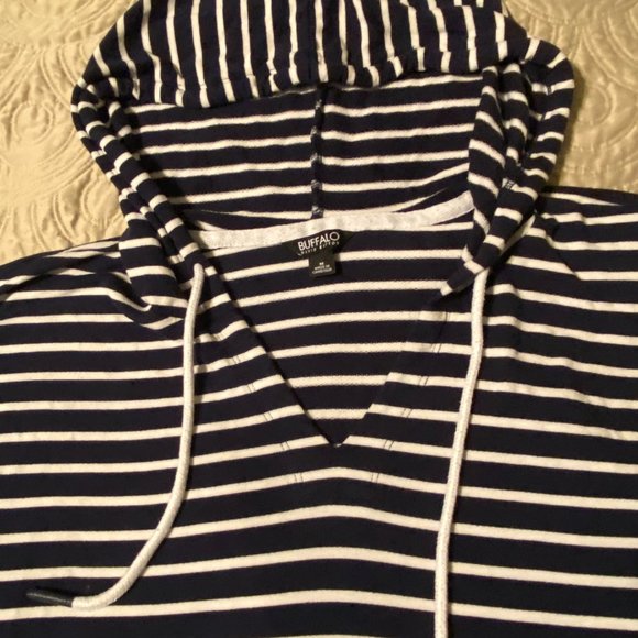 Buffalo David Bitton Hooded Top Size M - Picture 2 of 6
